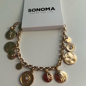 Sonoma Goods for Life Gold Tone Celestial Charm Bracelet